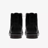 Clarks Ankle Boots Clarks Men's Aldwin2 Cap Lace Chelsea Boots- Black Suede