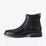Clarks Ankle Boots Clarks Men's Newford Easy Chelsea Boots- Black Leather