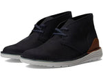 Clarks Ankle Boots Clarks Mens Brahnz Mid Boots - Navy Nubuck