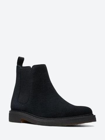 Clarks mens grey boots sales