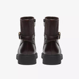 Clarks Ankle Boots Clarks Women's Code L Bay Lug Sole Boots- Dark Brown Leather