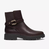 Clarks Ankle Boots Clarks Women's Code L Bay Lug Sole Boots- Dark Brown Leather
