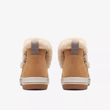 Clarks Ankle Boots Clarks Womens Breeze Fur Boots - Tan