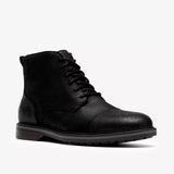 Clarks Ankle Boots Medium / Black / 8 US Clarks Men's Aldwin2 Cap Lace Chelsea Boots- Black Suede