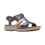 Clarks Ankle Strap Sandals Denim Combination / 5 / B (Medium) Clarks Womens Kitly Ave Sandals - Denim Combination 70990