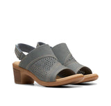 Clarks Classic Heels & Pumps Clarks Women's Emily 2 Mist Heels- Blue Grey Nubuck