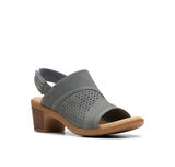 Clarks Classic Heels & Pumps Clarks Women's Emily 2 Mist Heels- Blue Grey Nubuck