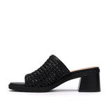 Clarks Classic Heels & Pumps Clarks Women's Jaylan Slide Heels- Black Leather