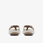 Clarks Flip Flop Sandals Clarks Womens Breeze Sea Sandals - Light Taupe