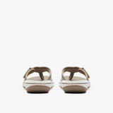 Clarks Flip Flop Sandals Clarks Womens Breeze Sea Sandals - Light Taupe