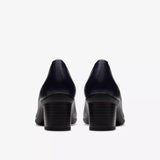 Clarks Heels Clarks Women's Shaya Poppy Pumps - Navy Leather