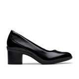 Clarks Heels Medium / Black / 6 US Clarks Women's Shaya Poppy Pumps - Black Patent Leather