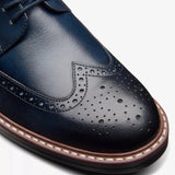 Clarks Lace-Ups & Oxfords Clarks Men's Aldwin Limit Dress Shoes- Navy Leather