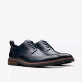 Clarks Lace-Ups & Oxfords Clarks Men's Aldwin Limit Dress Shoes- Navy Leather