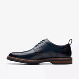 Clarks Lace-Ups & Oxfords Clarks Men's Aldwin Limit Dress Shoes- Navy Leather