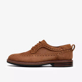 Clarks Lace-Ups & Oxfords Clarks Men's Aldwin2 Limit Dress Shoes- Cola Suede