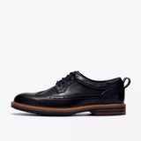 Clarks Lace-Ups & Oxfords Clarks Men's Aldwin2 Limit Dress Shoes- Navy Leather