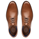 Clarks Lace-Ups & Oxfords Clarks Men's Whiddon Plain Dress Shoes- Dark Tan Leather