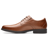Clarks Lace-Ups & Oxfords Clarks Men's Whiddon Plain Dress Shoes- Dark Tan Leather