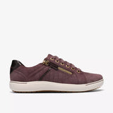 Clarks Lifestyle Sneakers Clarks Women's Nalle Zen Sneakers- Plum Interest