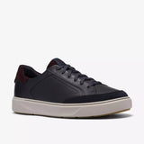 Clarks Lifestyle Sneakers Medium / Navy / 8 US Clarks Men's Code C Tie Leather Sneakers - Navy Leather