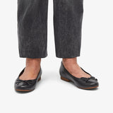 Clarks Slip-Ons & Loafers Clarks Fawna Lily Flats - Black Leather