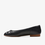 Clarks Slip-Ons & Loafers Clarks Fawna Lily Flats - Black Leather