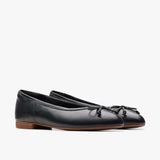 Clarks Slip-Ons & Loafers Clarks Fawna Lily Flats - Black Leather