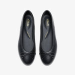 Clarks Slip-Ons & Loafers Clarks Fawna Lily Flats - Black Leather