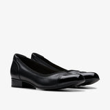 Clarks Slip-Ons & Loafers Clarks Krystine May Flats - Black Leather