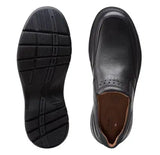 Clarks Slip-Ons & Loafers Clarks Men's Un Briley Step Slip On Shoes- Black Leather
