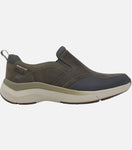 Clarks Slip-Ons & Loafers Clarks Mens Wave 2.0 Edge Loafers - Sage Leather