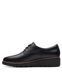 Clarks Slip-Ons & Loafers Clarks Women's Sharon Rae Loafers- Black Leather