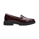 Clarks Slip-Ons & Loafers Clarks Women's Westlynn Ayla Loafers- Burgundy Patent