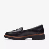 Clarks Slip-Ons & Loafers Clarks Women's Westlynn Bella Loafers- Black Leather