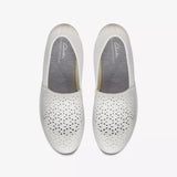 Clarks Slip-Ons & Loafers Clarks Womens Breeze Emily Slip Ons - White