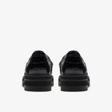 Clarks Slip-Ons & Loafers Clarks Womens Orianna Bit Crocodile Loafer - Black Leather