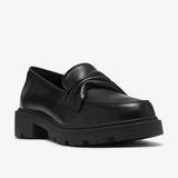 Clarks Slip-Ons & Loafers Medium / Black / 6 US Clarks Women's Code L Edge Loafers- Black Leather