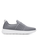 clarks Walking Shoe/Runner 6 EZERA WALK Womens Shoe - Light Grey