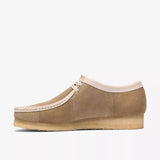 Clarks Walking Shoes Clarks Men's Wallabee Suede Moc Toe Shoes- Maple Stripe