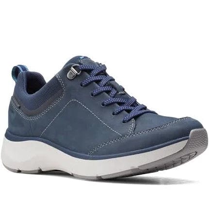 Sole to Soul - Clarks Womens Wave 2.0 Lace Shoes - Navy