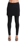 Compli K Apparel & Accessories Small / Black Compli K 2N1 Legging and Skirt Combo