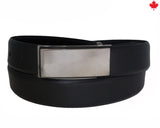 Customer Leather Belts Accessories Shrunken Grain Italian Leather Plaque Buckle Belt