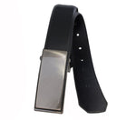 Customer Leather Belts Accessories Shrunken Grain Italian Leather Plaque Buckle Belt