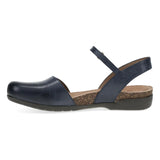 Dansko Ankle Strap Sandals Dansko Women's Rowan Sandals- Navy Waxy Burnished