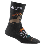 Darn Tough Vermont Socks Charcoal / S Darn Tough Womens Fable Crew Lightweight Lifestyle Socks - Charcoal