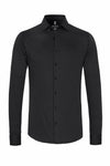 Desoto Shirts & Tops Jersey Long Sleeve Buttoned Shirt -Black