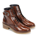 Dorking Ankle Boots Dorking Women's Lucero Lace Boots - Napplak Cuero