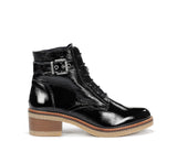 Dorking Ankle Boots Medium / Black Patent / 35 EU Dorking Women's Lucero Lace Boots - Napplak Negro