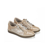 Dorking Lifestyle Sneakers Dorking Women's Karen Lace & Zip Sneakers- Platino/ Piedra/ Cava